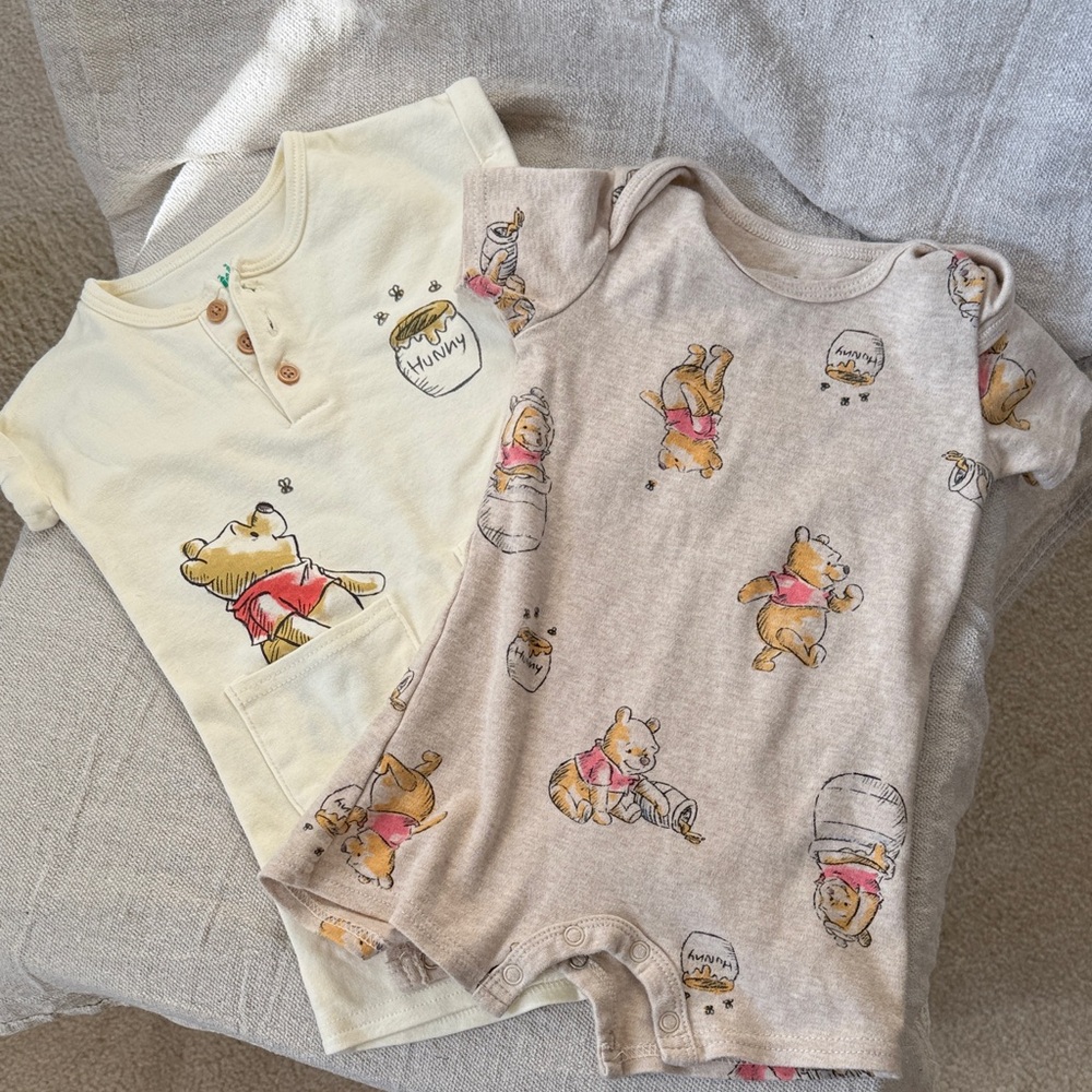 Adorable Winnie the Pooh Disney Baby Romper Set